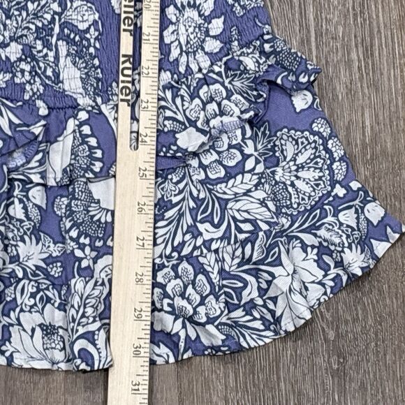 Hello Molly Dress Womens Small US 4 Floral Ruffle Smocked Party Mini NEW - Picture 6 of 14